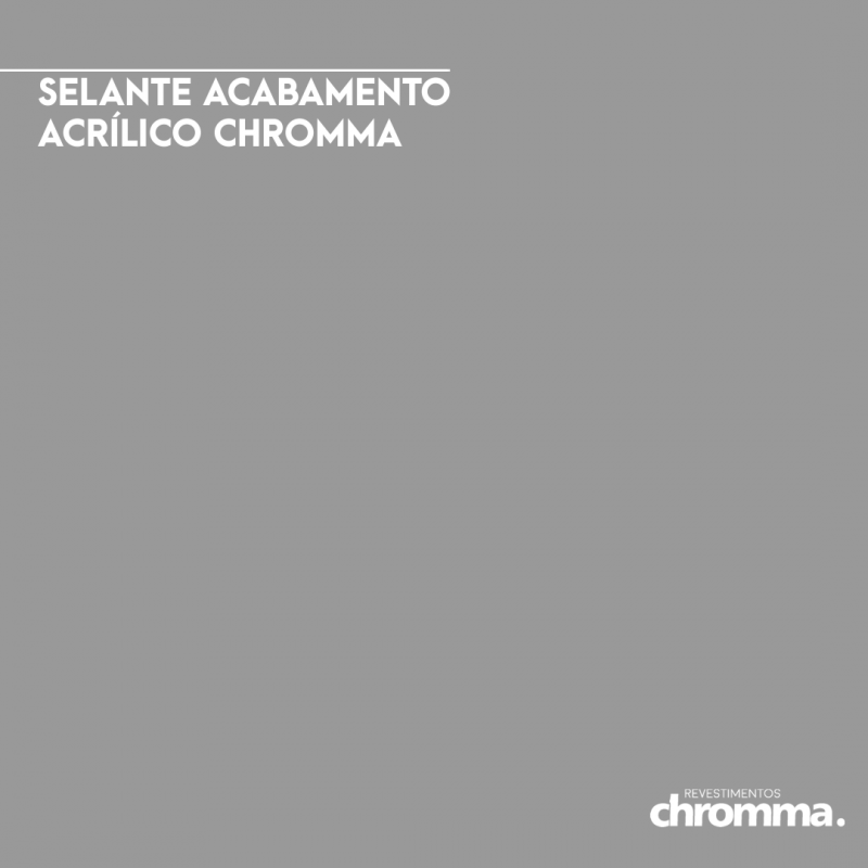 SELANTE ACRÃLICO CHROMMA